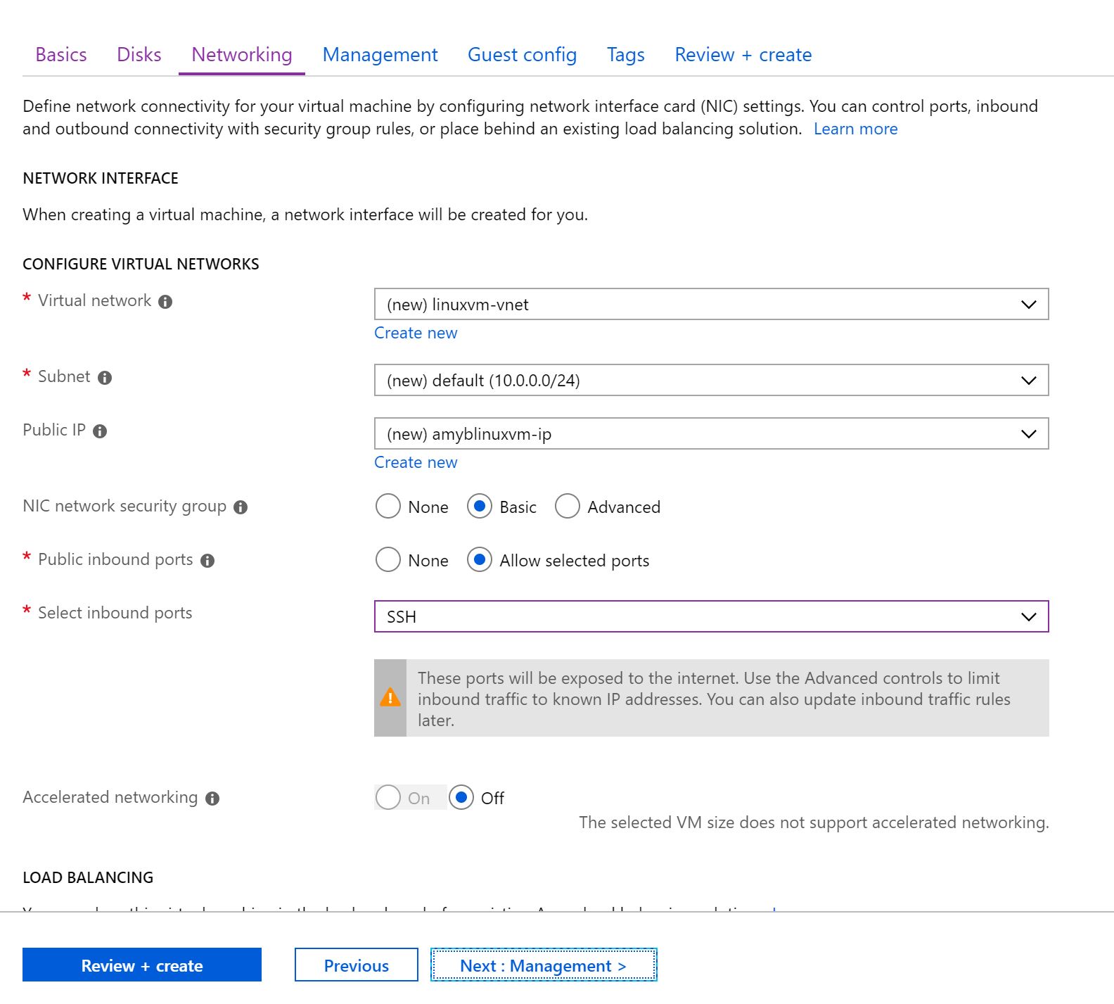 Networking Page